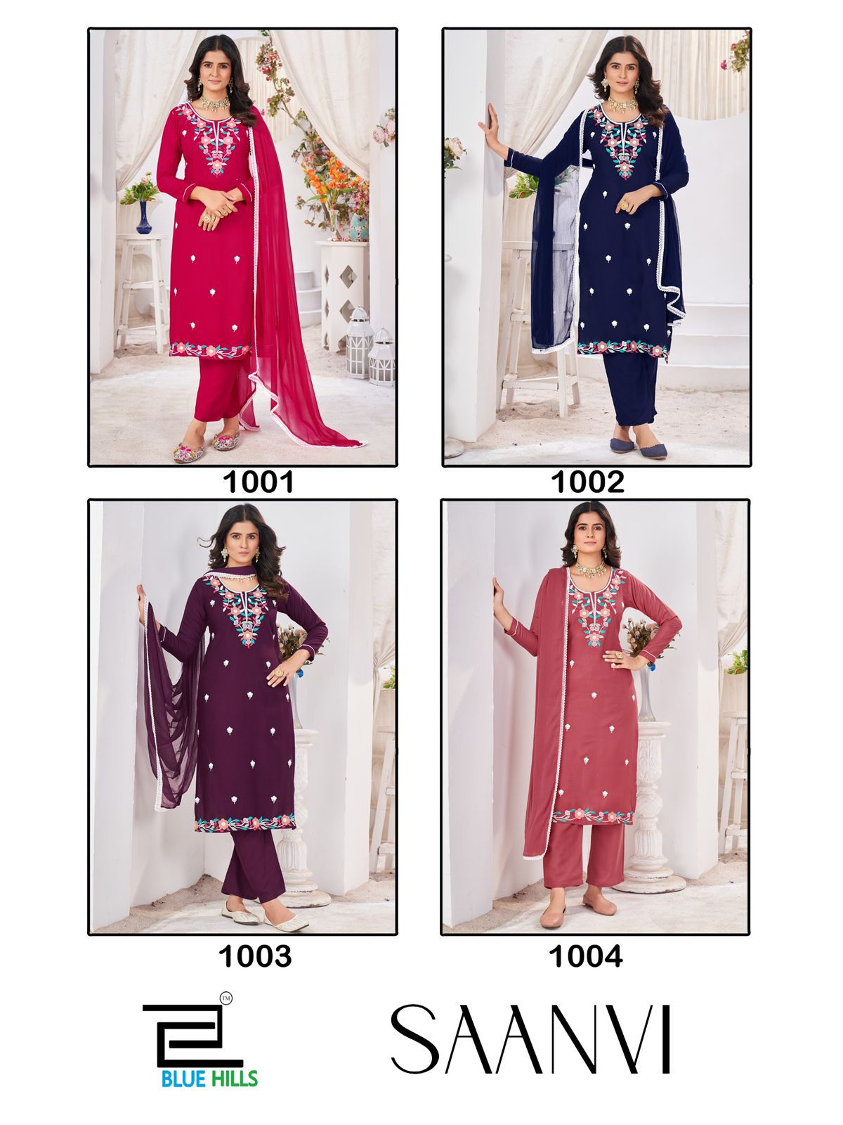 Saanvi By Blue Hills Rayon Kurti With Bottom Dupatta Wholesale Shop In Surat
